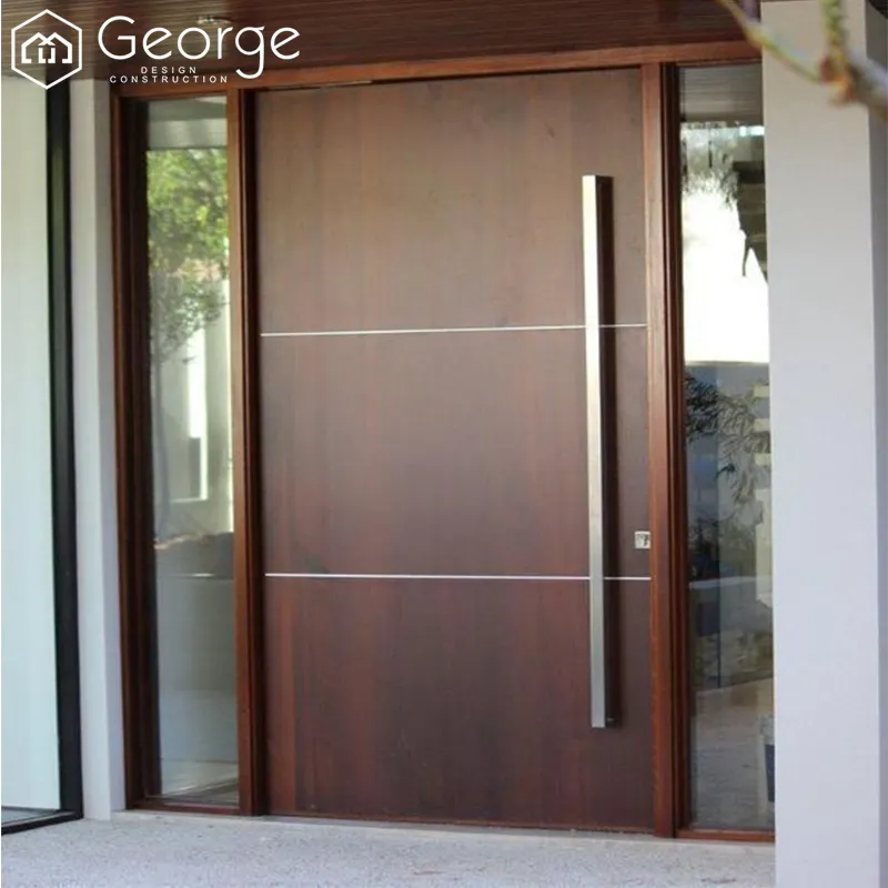 Security Steel Entry Door Exterior Best Price Europe With Aluminium Strip Solid Wooden Main Entrance Interior Front Door