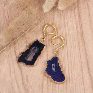 Evorte <span class=keywords><strong>Piercing</strong></span> Personalizzati all'Ingrosso in <span class=keywords><strong>Acciaio</strong></span> <span class=keywords><strong>Chirurgico</strong></span> 316L con Opale per Bambini, Tunnel e Plug per Orecchie, Naso e Lingua - Product Image 5