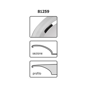 Plateau de service élégant et moderne en bois, 165 mm, rond, design lisse, plateau alimentaire écologique pour la cuisine - Product Image 2