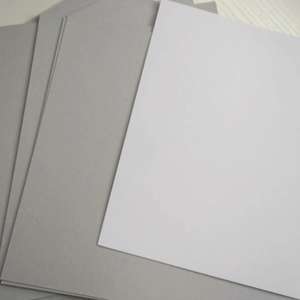 Coated White One Side Duplex Cardboard Paper With Grey Back For Packaging <b>box</b> and shirt Board - Product Image 3