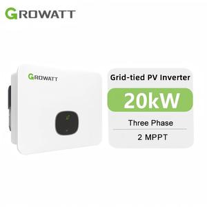 <span class=keywords><strong>Inversor</strong></span> de Energía Solar Growatt de 20kw, Conexión a Red Trifásica, 2 MPPT, <span class=keywords><strong>Inversor</strong></span> Industrial Trifásico para Paneles Solares - Product Image 1