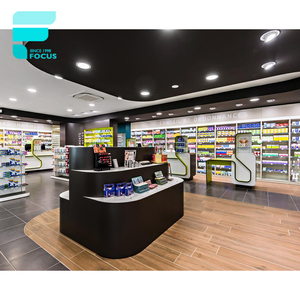 Kệ thuốc gỗ, nội thất cửa hàng thuốc, thiết kế hiện đại, quầy thuốc, đồ nội thất nhà thuốc - Product Image 4