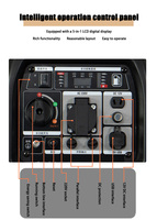 Generator Digital Silent 3KW 4KW Silent MINI Tragbarer Benzin-Wechselrichter-Generator