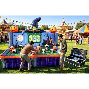 Sistema de Juego Interactivo IPS para Exteriores, Producto Inflable de Diversión Deportiva y Entretenimiento con Forma de Calabaza para Carnaval - Product Image 1