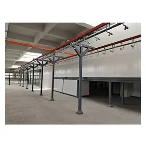 Power and Free Overhead Conveyor Powder Coating Line Overhead conveyor system overhead track chain conveyor hanger