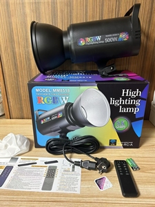 Éclairage de studio RGB Strobe Light Cob Mm8518 500 Watt pour vidéo, photographie, studio TV, éclairage de studio Elinchrom, photographie - Product Image 5