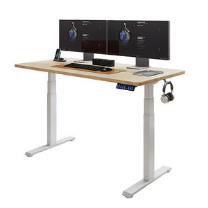 Escritorio Ergonómico Ajustable en Altura, de 3 Etapas, con Doble Motor Eléctrico y Elevación Automática, para Oficina y Computadora, Venta al Por Mayor - Product Image 3