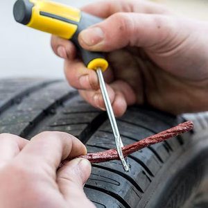 Kit de Reparación de Neumáticos sin Cámara Helloleiboo, Pequeño, Bicolor, de 8 Piezas, Amarillo, Diseñado para Reparar <span class=keywords><strong>Pinchazos</strong></span>, Universal para Vehículos - Product Image 5