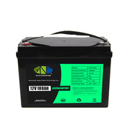 Baterai Lithium Lifepo4 Berkualitas Tinggi 12V 24V 25.6V 100Ah 200Ah Casing Plastik dengan BMS untuk Penyimpanan Energi Surya