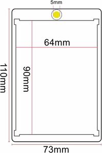 Hot bán siêu rõ ràng tùy chỉnh UV kháng dễ dàng mở một cảm ứng 35 PT mạnh mẽ từ acrylic thể thao trường hợp thẻ & slab - Product Image 4