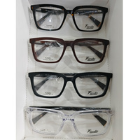 Monture de lunettes colorée en acétate pour homme et femme, style œil de chat, livraison aléatoire
