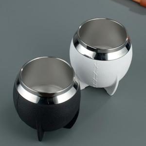 Taza Termo de Acero Inoxidable de Doble Capa, Taza Mate para Té Mate Argentino, Taza de Café Creativa para Comercio, Protección contra Calor y Frío - Product Image 5