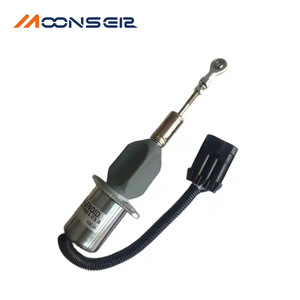 มูนส์เอียร์โซลินอยด์วาล์ว 87801213 12V ตัวตัดน้ำมันเชื้อเพลิงสำหรับเครื่องยนต์ดีเซลเครื่องจักรก่อสร้าง - Product Image 4