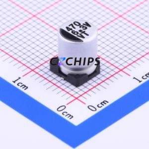 Condensador Electrolítico de Aluminio SMD VT0J471ME077000CE0, D6.3xL7.7mm 470uF 20% 6.3V 6.3mm - Product Image 1