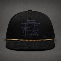 Casquette Trucker 5 Panneaux Vintage Personnalisée avec Broderie, Visière en Mousse et Filet, Style Urbain Chicano Côte Ouest, Vente en Gros