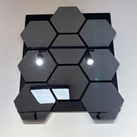 Panneau Acoustique Mural en Feutre Noir Facile à Installer, Absorption Sonore Très Efficace, Panneau MDF Écologique pour Maison, Chambre, Hôpital