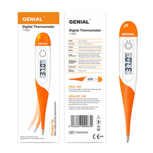 구두 디지털 방식으로 아기 온도계 임상 8 sec 몸 온도계 가동 가능한 손가락 온도계 - Product Image 5