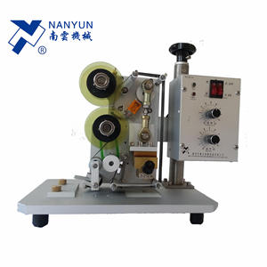 NanYun NY-801A Semi Automatic Batch Code Printer for Food Package Label <strong>Pouch</strong> Bag Paper Card Sheet Production Date Coding - Product Image 1