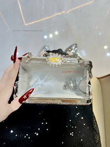 Nouvelle pochette de soirée de luxe pour femme en polyester avec bandoulière chaîne Tanjing - Product Image 3