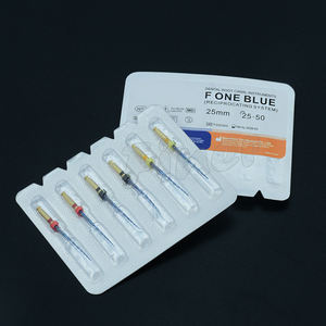 Limas Endodónticas Rotatorias de Aleación Niti para Uso Eléctrico, Activadas por Calor, Color Azul, Conicidad 5, Longitudes de 21/25/31 mm, Caja para Tratamiento Endodóntico - Product Image 1