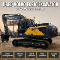 Vente Flash : Excavatrice sur Chenilles Hydraulique d'Occasion VOLVO EC210 21 Tonnes, Capacité de la Benne 1m³, Système Hydraulique Complet, Livraison Rapide