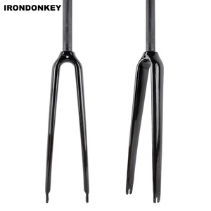Irondonkey Đầy Đủ Sợi Carbon Đường Xe Đạp <span class=keywords><strong>25.4</strong></span> Thẳng Ống Phía Trước Ngã Ba Retro Carbon Xe Đạp Ngã Ba Phía Trước Ngã Ba - Product Image 6
