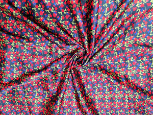 Tela de Satén Estampada Multicolor Suave para Manualidades de Costura para Niñas, Decoración de Vestidos de Novia, Uso Creativo Brillante y Suave - Product Image 6