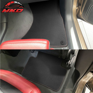 Tapis de sol pour Porsche Macan 15-25, 4 pièces, conducteur et passager, antidérapants, velours gris - Product Image 2