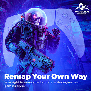 Brook Wingman XB2 chuyển đổi, hỗ trợ không dây. PS4, 5 chuyển đổi điều khiển hỗ trợ - Product Image 5