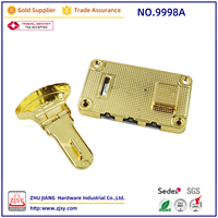 Boîte à bijoux 9998A avec serrure à combinaison, coffret en fer, boîte cadeau sécurisée pour coffre en bois et valise, avec couleur et logo personnalisés