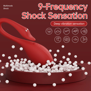 เครื่องกระตุ้นคลิตอริสแบบเงียบ ควบคุมผ่านแอพ พร้อมโหมดสั่น 9 รูปแบบ รูปทรงหงส์ กระตุ้นจุดจี ไวเบรเตอร์ ของเล่นผู้ใหญ่แบบควบคุมระยะไกล - Product Image 2