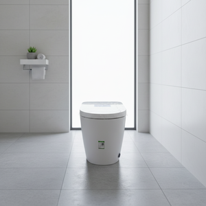 Nouvelle toilette intelligente en céramique, siège chauffant, cuvette ronde, fixation au sol, réservoir encastré, pour usage domestique et hôtelier, sélection en gros - Product Image 1