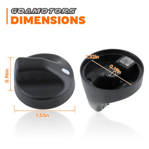Headlight <b>Switch</b> Knob 7L5Z-11666-AA For Ford Ranger 07-11 Plastic Rotary <b>Switch</b> Part - Product Image 4