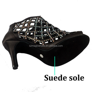 Nouvelles chaussures de danse salle de bal Latin Laser diamant chaud femmes avec strass <span class=keywords><strong>Salsa</strong></span> Tango chaussures femmes chaussures de mariage 8.5CM - Product Image 5
