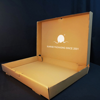 Logo personnalisé SP3074, type et taille de carton pour cartons à pizza ondulés rectangulaires de 18 pouces