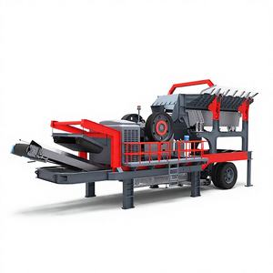 Concasseur à mâchoires mobile pour gravier, Concasseur à mâchoires mobile en promotion, Machine de concassage à mâchoires mobile pour roches et pierres - Product Image 1