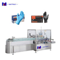 Machine d'emballage de gants en plastique à grande vitesse, machine de mise en carton de gants jetables en nitrile, équipement de ligne d'emballage
