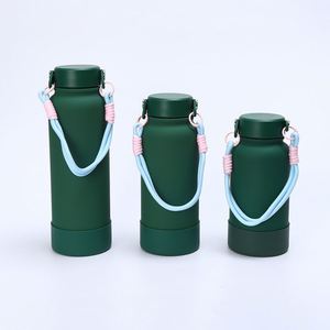 Nuevo Estilo, Botella de Agua Aislada al Vacío de Acero Inoxidable, con Asa de Goma/Pintura en Polvo, Impresión de Logotipo Personalizado, Libre de BPA, para Camping - Product Image 5