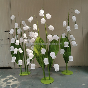 Décoration artificielle de mariage décoration de fond de scène fleur muguet en papier <span class=keywords><strong>géant</strong></span> à vendre - Product Image 5