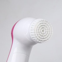 Brosse nettoyante pour le visage en silicone 5-en-1, nettoyage en profondeur étanche, épurateur rotatif pour le visage, outils de massage et de maquillage, nettoyant, vente en gros