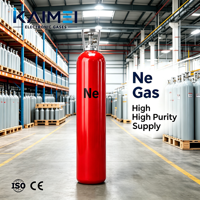 Gaz néon (Ne) de haute pureté 99,9999 % (6N) en bouteille d'acier pour laser excimer DUV, lithographie, fabrication de semi-conducteurs, gaz industriel