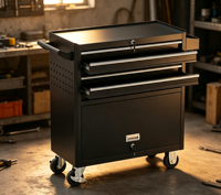 Armoire à outils en métal robuste CYD à 4 tiroirs, adaptée à la réparation de machines lourdes, avec serrure à clé et forte capacité de charge
