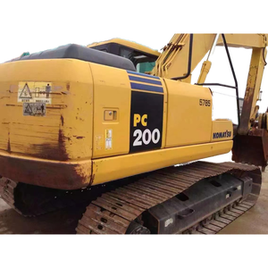 รถขุดคุณภาพสูง Komatsu PC200 ชั่วโมงการทำงานต่ำ รถขุดมือสอง 20 ตัน รถขุดตีนตะขาบ พร้อมหัวเจาะ ได้รับการรับรองมาตรฐาน CE - Product Image 1
