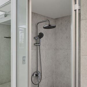 Ensemble <span class=keywords><strong>de</strong></span> <span class=keywords><strong>douche</strong></span> mural moderne et minimaliste à poignée unique <span class=keywords><strong>pour</strong></span> salle <span class=keywords><strong>de</strong></span> bain et villa - Product Image 4