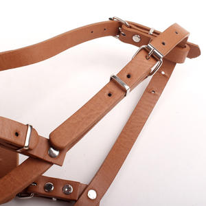 Kualitas Premium pola padat Ariston logam moncong anjing keranjang kawat Great Dane Mastiff Saint Bernard masker tali kulit untuk anjing - Product Image 5