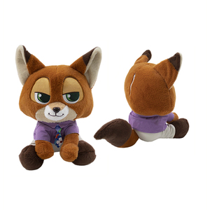 Venta al por mayor, nueva llegada: Peluche de conejo Judy de Zootopia sentado, lindo peluche de zorro Nick, juguete de animal de peluche, juguete creativo de pareja de zorro y conejo. - Product Image 6