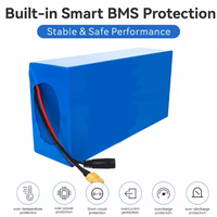 Batterie lithium-ion rechargeable OEM en gros 48V 20Ah 30Ah 40Ah 50Ah avec BMS intelligent pour trottinette électrique et vélo électrique