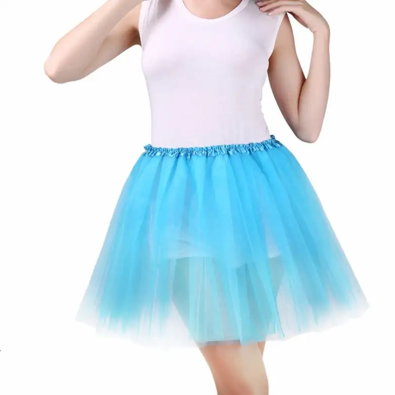 New Arrival High Quality Women Straight Skirts Breathable 100% Polyester Women Tulle Tutu Skirt