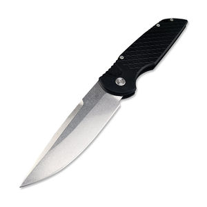 Échelle de dragon Manche en alliage d'aluminium Couteau pliant tactique Lame en acier D2 Camping Chasse Couteau de poche EDC - Product Image 1