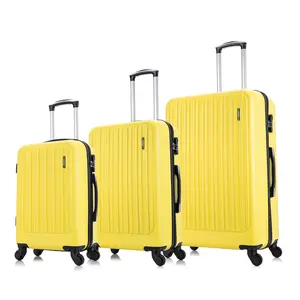 OMASKA Wholesale Hot selling Luggage Bags 12 PCS Set CKD semi finished Women Travel Bag ABS trolley luggage